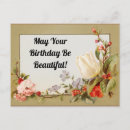 Search for vintage for her birthday cards Floral