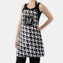 Search for houndstooth aprons Elegant