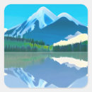 Search for mountain scenery stickers Wilderness