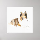 Search for rough canvas prints Collie