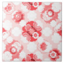 Search for pink white pattern tiles Floral
