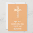 Search for peach christening invitations Cross