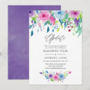 Search for ultra violet wedding invitations Botanical