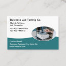 Search for scientific business cards Laboratory