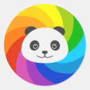Search for panda rainbow stickers Cute