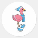 Search for round flamingo stickers Birds