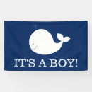 Search for whale banners Boy baby shower