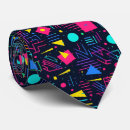 Search for 1980s retro ties Bright