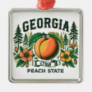 Search for georgia peach christmas tree decorations Usa