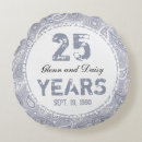 Search for 25th silver wedding anniversary cushions Grey