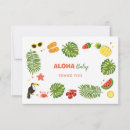 Search for hawaiian thank you cards Baby shower
