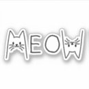 Search for meow cat stickers Animal