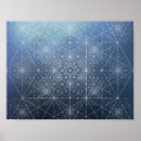 Search for hexagons posters Blue