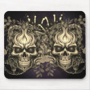 Search for fire skull mousepads Halloween