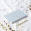 Search for dusty blue guest books Silver