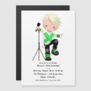 Search for rock star party invitations Music
