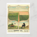 Search for vintage country postcards Farming