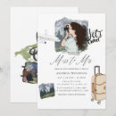 Search for travel bridal shower invitations Miss to mrs