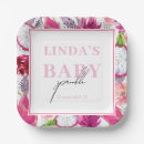 Search for baby sprinkle paper plates Floral