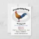 Search for rooster party invitations Bird