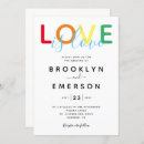 Search for lesbian wedding invitations colourful