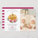 Search for twins 2nd birthday invitations Girl