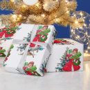 Search for 1950s christmas wrapping paper Green