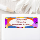 Search for pansy return address labels Blue