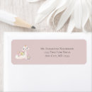 Search for llama return address labels Pink
