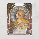 Search for mucha postcards Woman