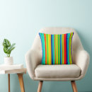 Search for rainbow stripes cushions Striped pattern