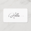 Search for hello beautiful business cards Chic