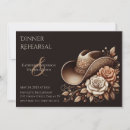 Search for cowboy rehearsal dinner invitations Rustic