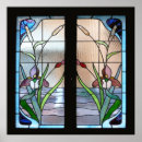 Search for deco stained glass art Green