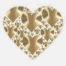 Search for gold heart wedding stickers Foil