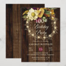 Search for rustic birthday invitations 100th birthday party