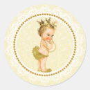 Search for gold crown baby shower stickers Vintage