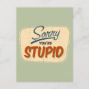 Search for stupid postcards Sarcasm