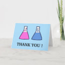 Search for science thank you cards Blue