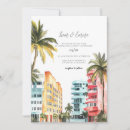 Search for miami wedding invitations Watercolor