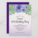 Search for surprise 60th birthday invitations Stylish
