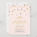 Search for surprise anniversary invitations Gold