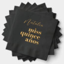 Search for black and gold napkins Birthday