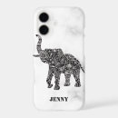 Search for grey elephant iphone cases White