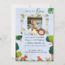 Search for one wild year invitations Safari