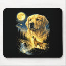 Search for golden retriever mousepads Moon