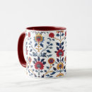 Search for floral motif mugs Colourful
