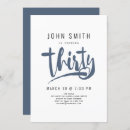 Search for masculine birthday invitations Thirty