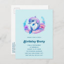 Search for aquarium birthday invitations Dolphin