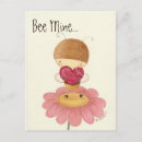 Search for bee mine postcards Valentine